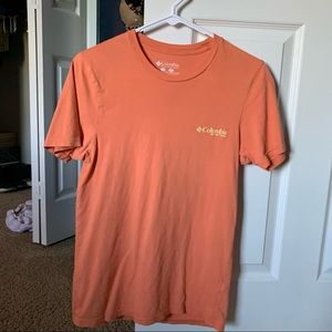 Orange/ Peach Columbia Short Sleeve
